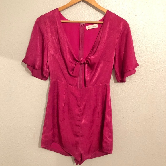 ⚫️ The Impeccable Pig Silk Romper - Picture 5 of 6